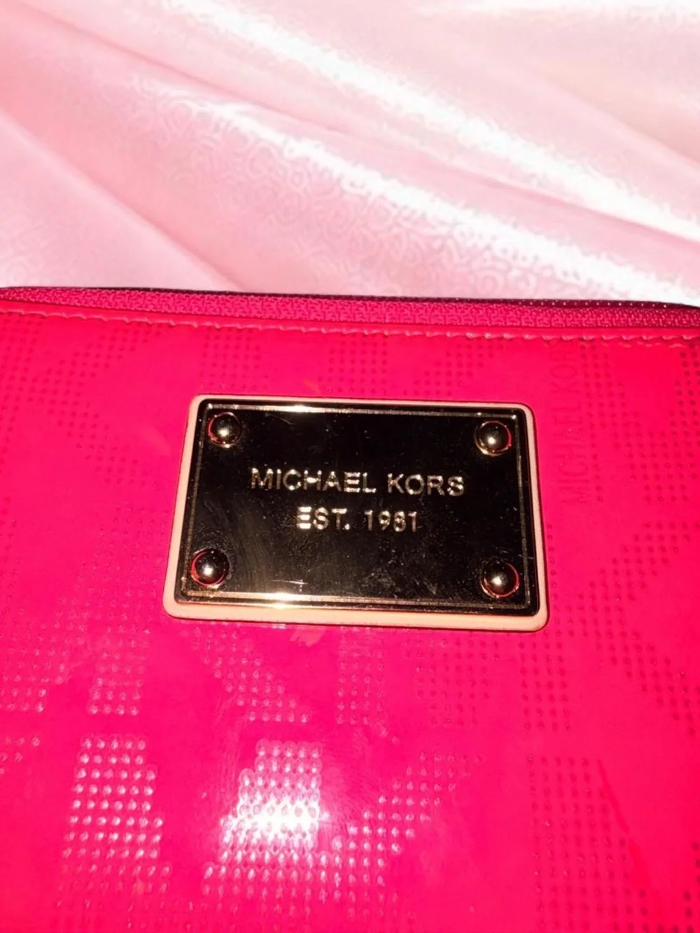 Michael Kors HotPink Wristlet Wallet